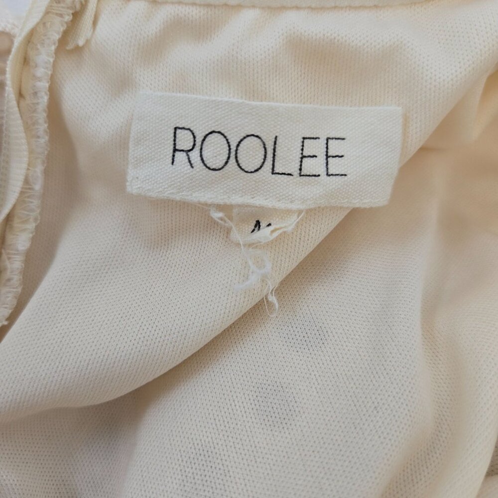 Roolee Falling for You Eyelet Boho Dress Size Medium - Picture 3 of 7